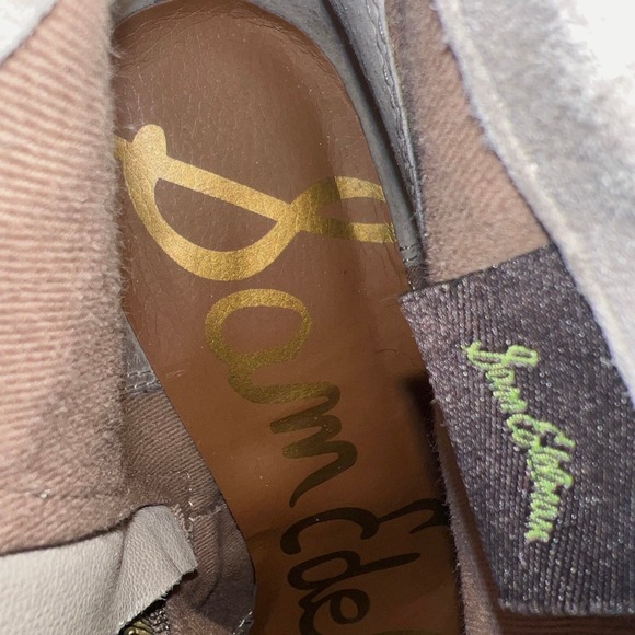 Sam Edelman Women's Suede Leather Louie Fringe Ankle Bootie Boots Size 8.5  NWT - Picture 4 of 15